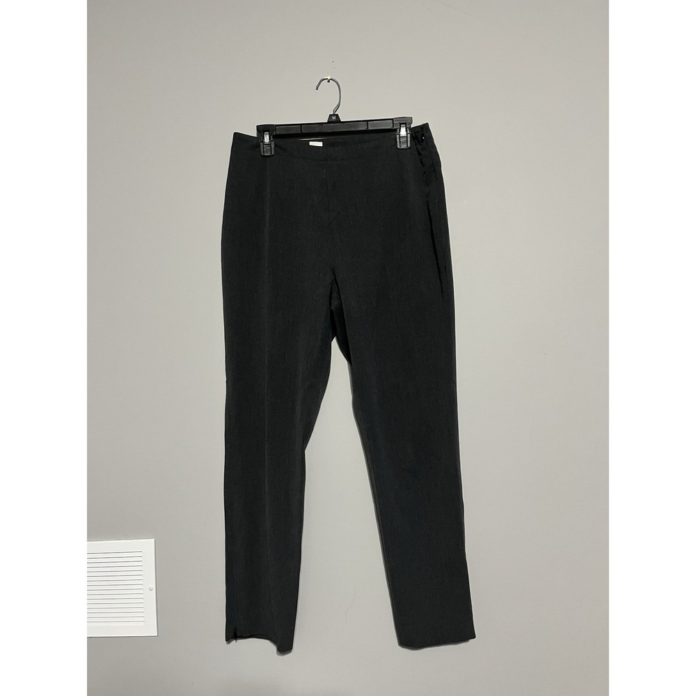 Lauren Ralph Lauren 10 Grey Straight Leg Cotton Stretch Pants